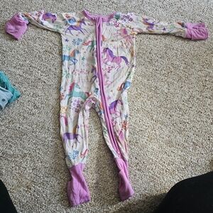 Little Sleepies Unicorn Magic Bamboo Zippy